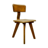 Children's chair, wooden, 70s