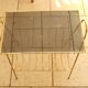 Vintage 60s End Table Magazine Rack Matégot Style