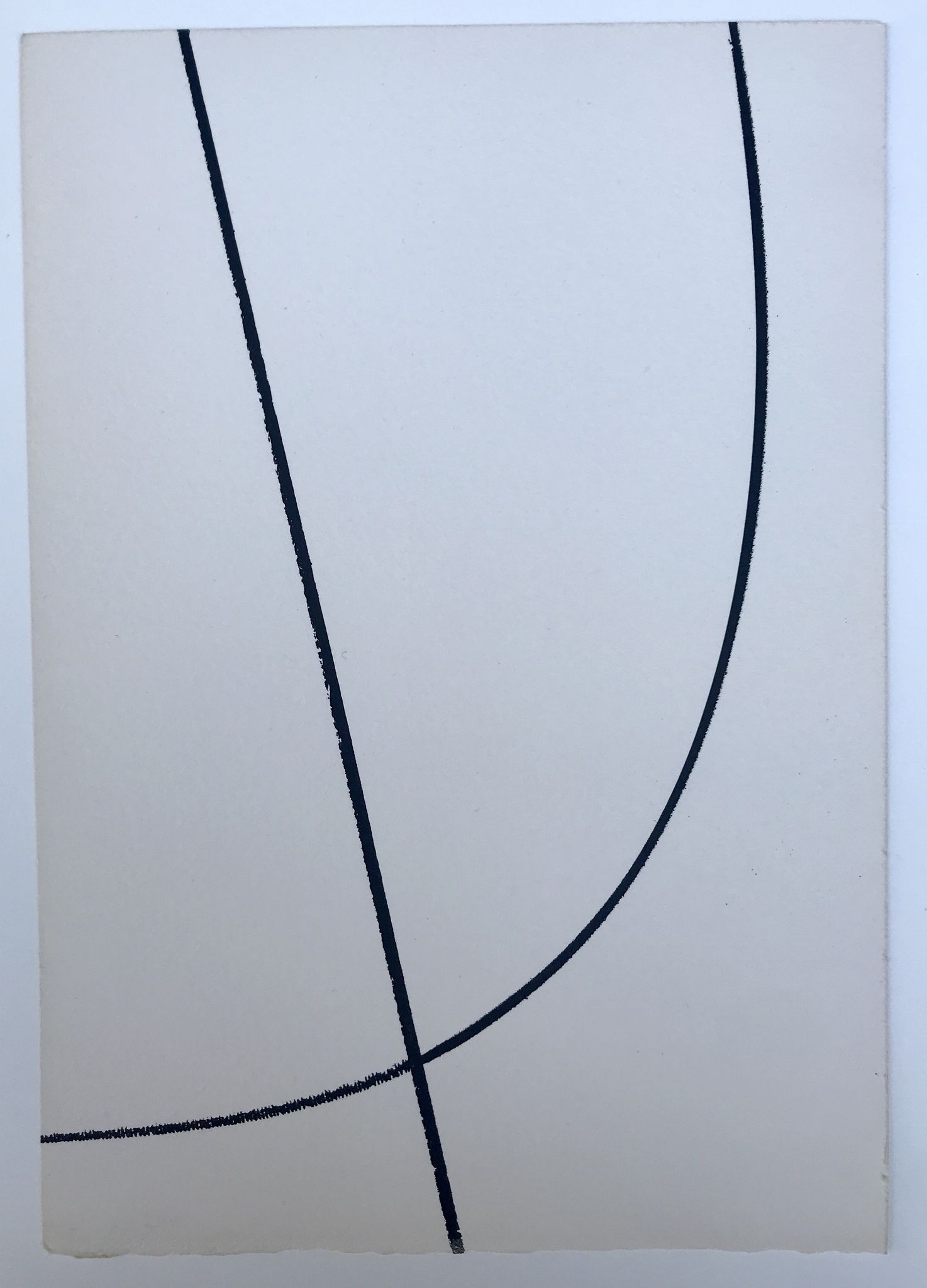 Lithographie originale de Hans Hartung, Sans titre 4
