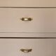 Vintage chiffonier revisited in Artichoke Cream