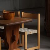 Hans J. Wegner, 'Koldinghus' chairs in beech with woven seat, set of 6, 1988