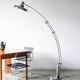 Vintage space-age Arc floor lamp by Leclaire & Schäfer, 1960s 1970s.