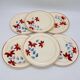 6 flat plates. Moulin des Loups. Model Sylvie.