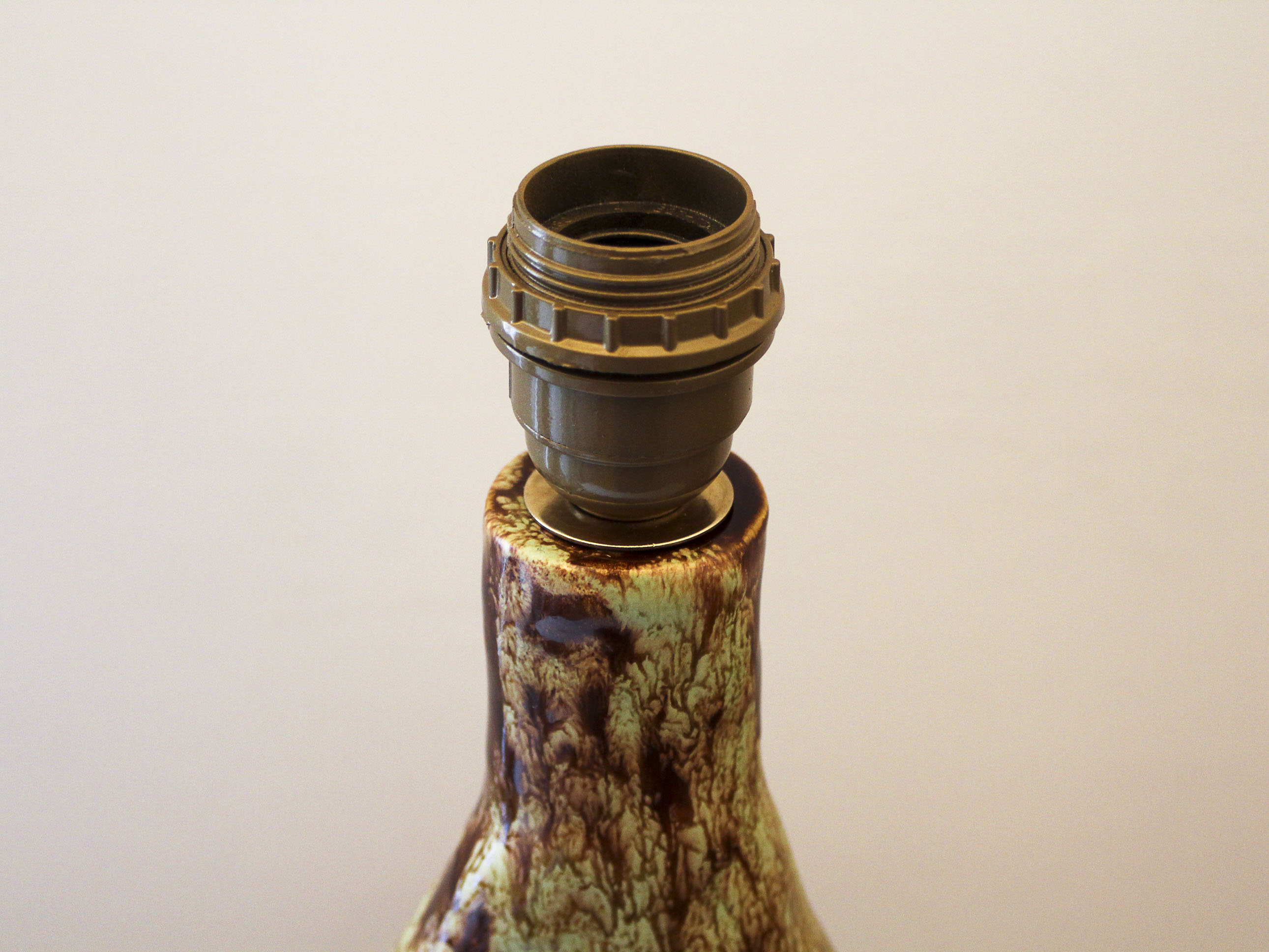 Freeform ceramic lamp 70s