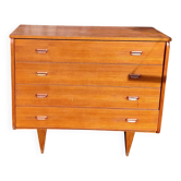 Compass leg chest of drawers