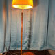 Floor lamp, art deco reader 1930 rosewood