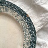 Oval ironstone dish "Sully" Choisy le Roi Hautin Boulenger et Cie