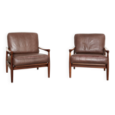 Pair of Easy Chairs Model 'Kolding' by Erik Wørts for IKEA