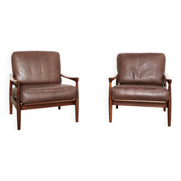 Pair of Easy Chairs Model 'Kolding' by Erik Wørts for IKEA