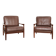 Pair of Easy Chairs Model 'Kolding' by Erik Wørts for IKEA