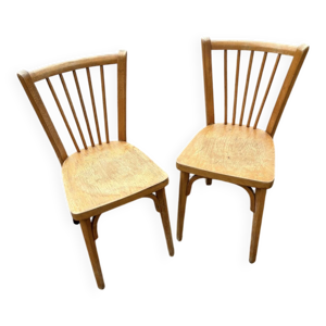 2 chaises bistrot baumann