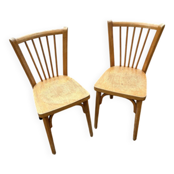 2 chaises bistrot baumann