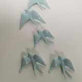Batch of swallows in ceramic