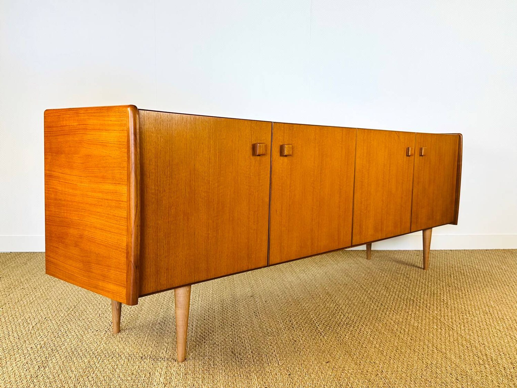 Enfilade scandinave en teck 1960