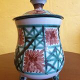 Robert Picault Vintage enamelled ceramic pot 1960