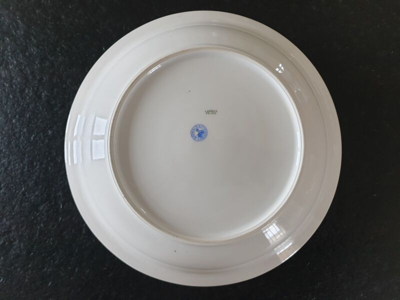 Raynaud et Cie Important hollow dish Limoges porcelain