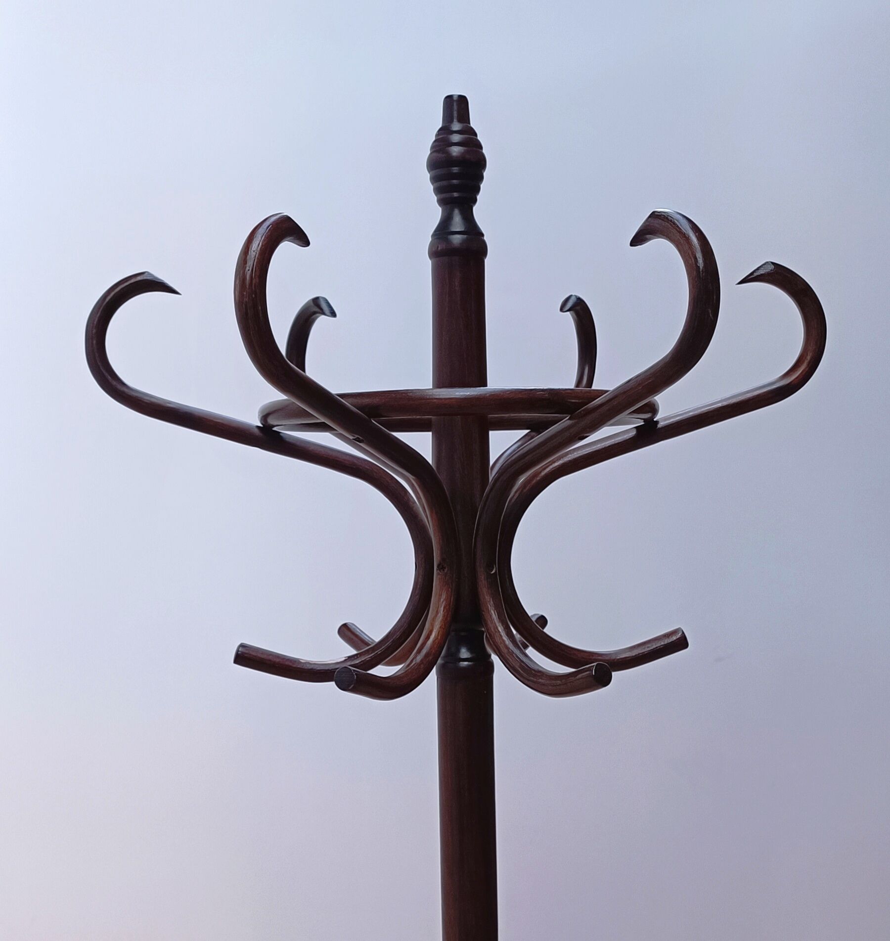 Vintage wooden coat rack