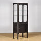Vintage Iron And Glass Display Cabinet, 1970s