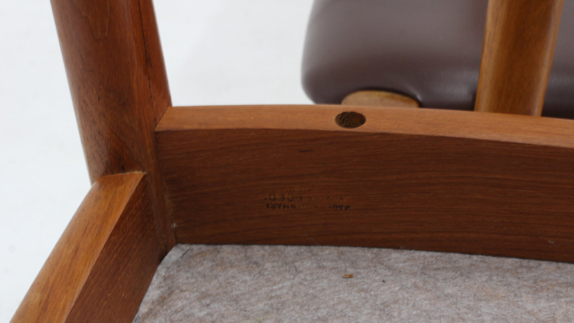 Vintage Danish teak dining chairs by Niels Koefoed set of 8