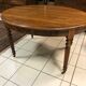 Table Louis Philippe ovale noyer ancienne