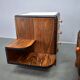 Table de chevet art déco des années 1935, Tchécoslovaquie