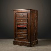 Antique commercial safe from Paris – Wood & marble – Functional