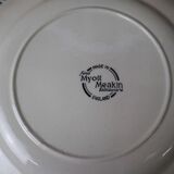 5 Tonquin and Myott English flat plates, Staffordshire blue model