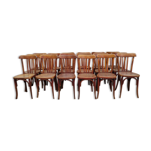 lot de 18 chaises bistrot Fischel