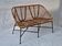 Italian mid century bamboo and iron 2-seater sofa, 1960s