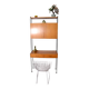 Omnia shelving system / self-supporting modular secretary desk in teak, dating from the 1960s.