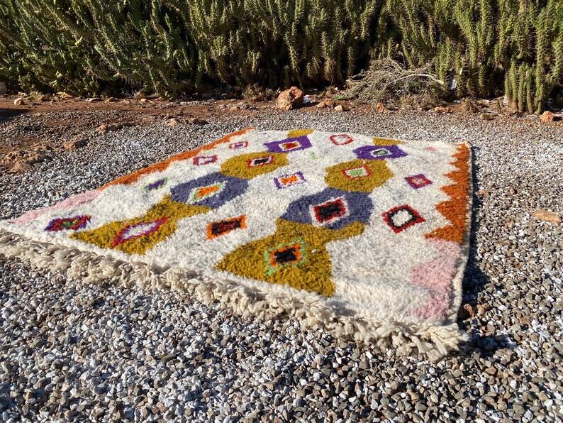 Moroccan handmade woven wool rug 200cmx300cm