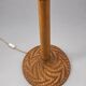Bamboo and woven rattan floor lamp France 1970