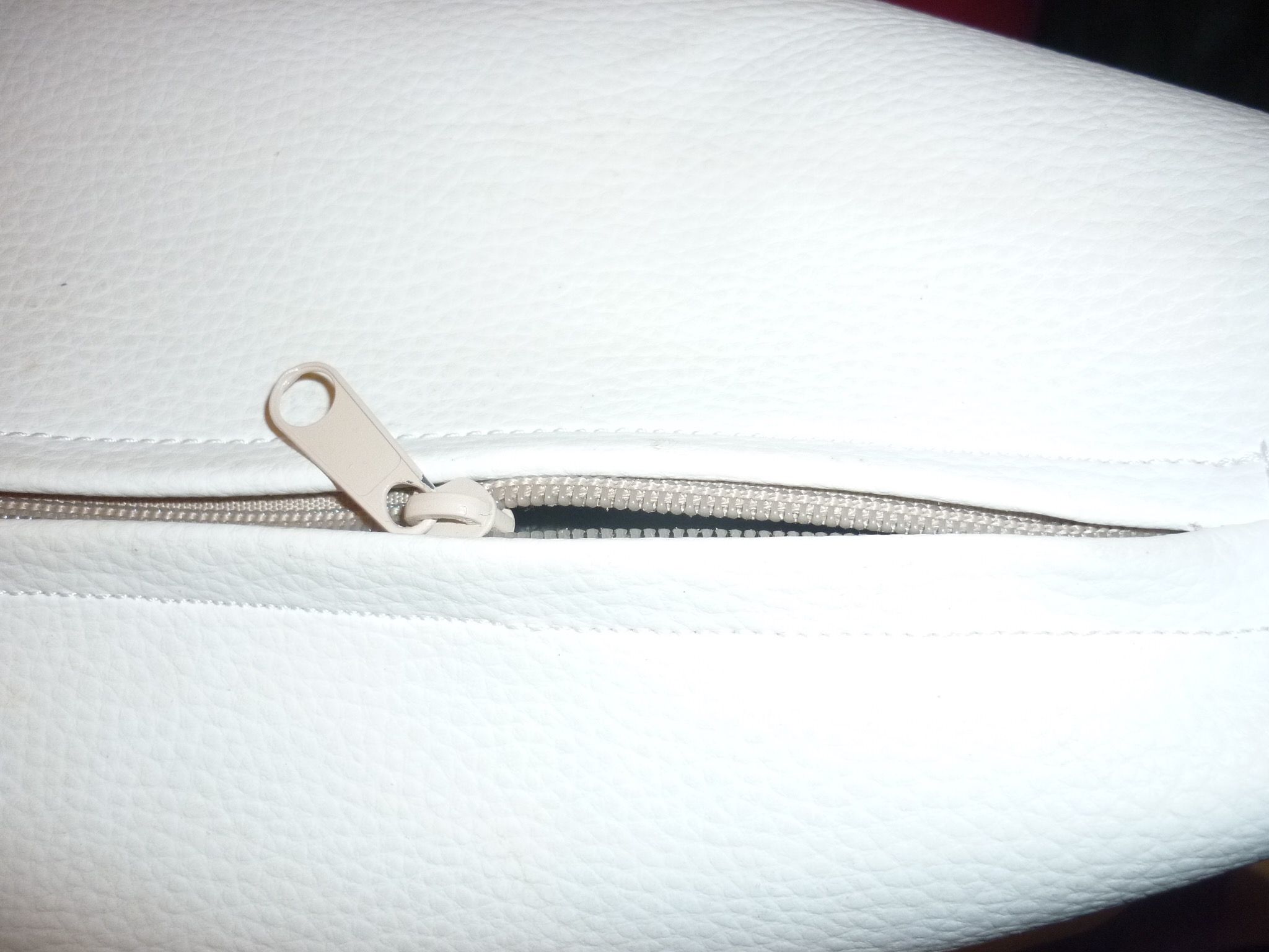 Very large white cushion