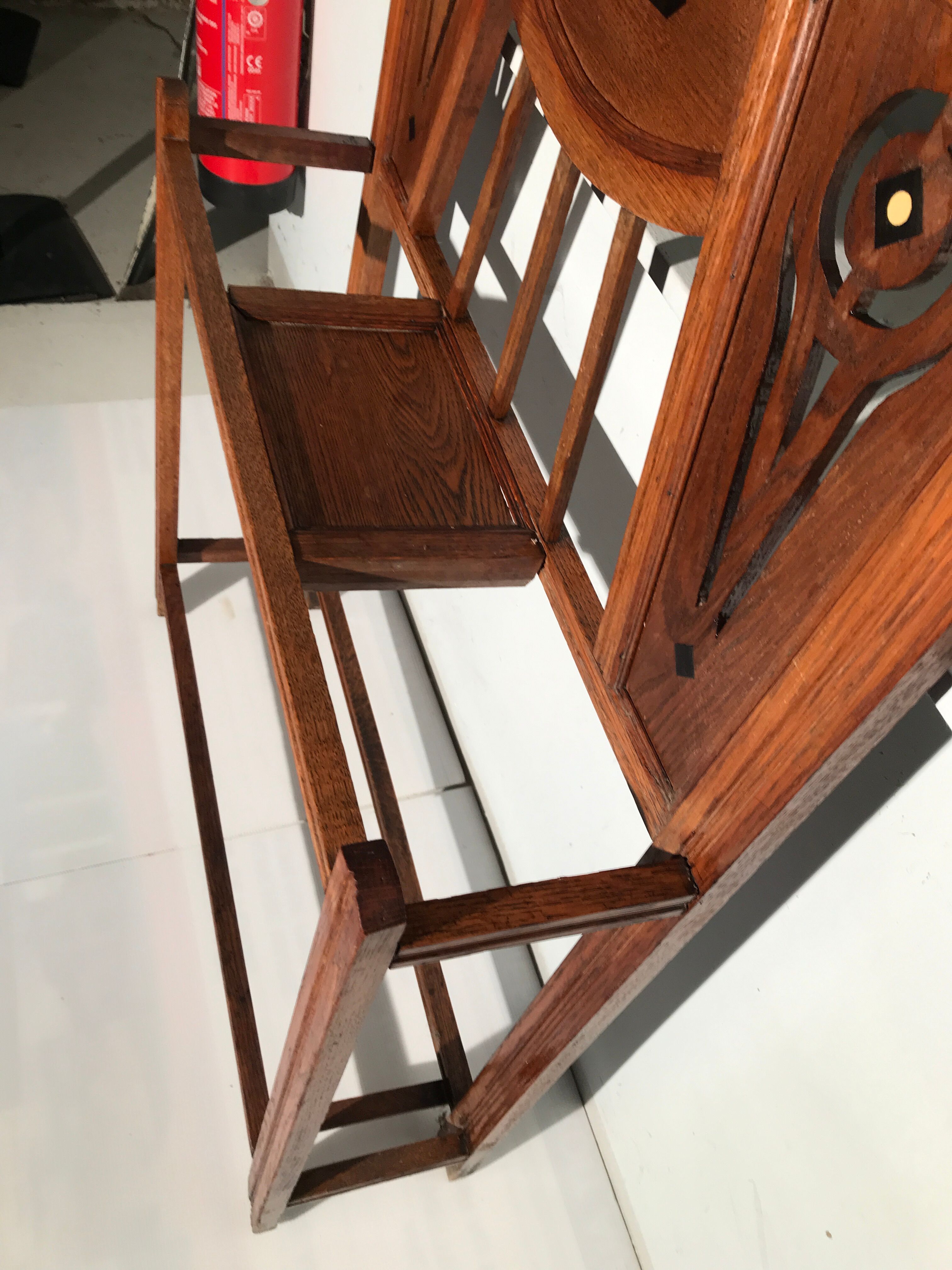 Vintage wardrobe coat rack