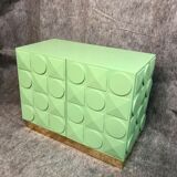 Buffet en bois laqué vert, xxie siècle