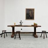 Monastery farm table in oak 1900