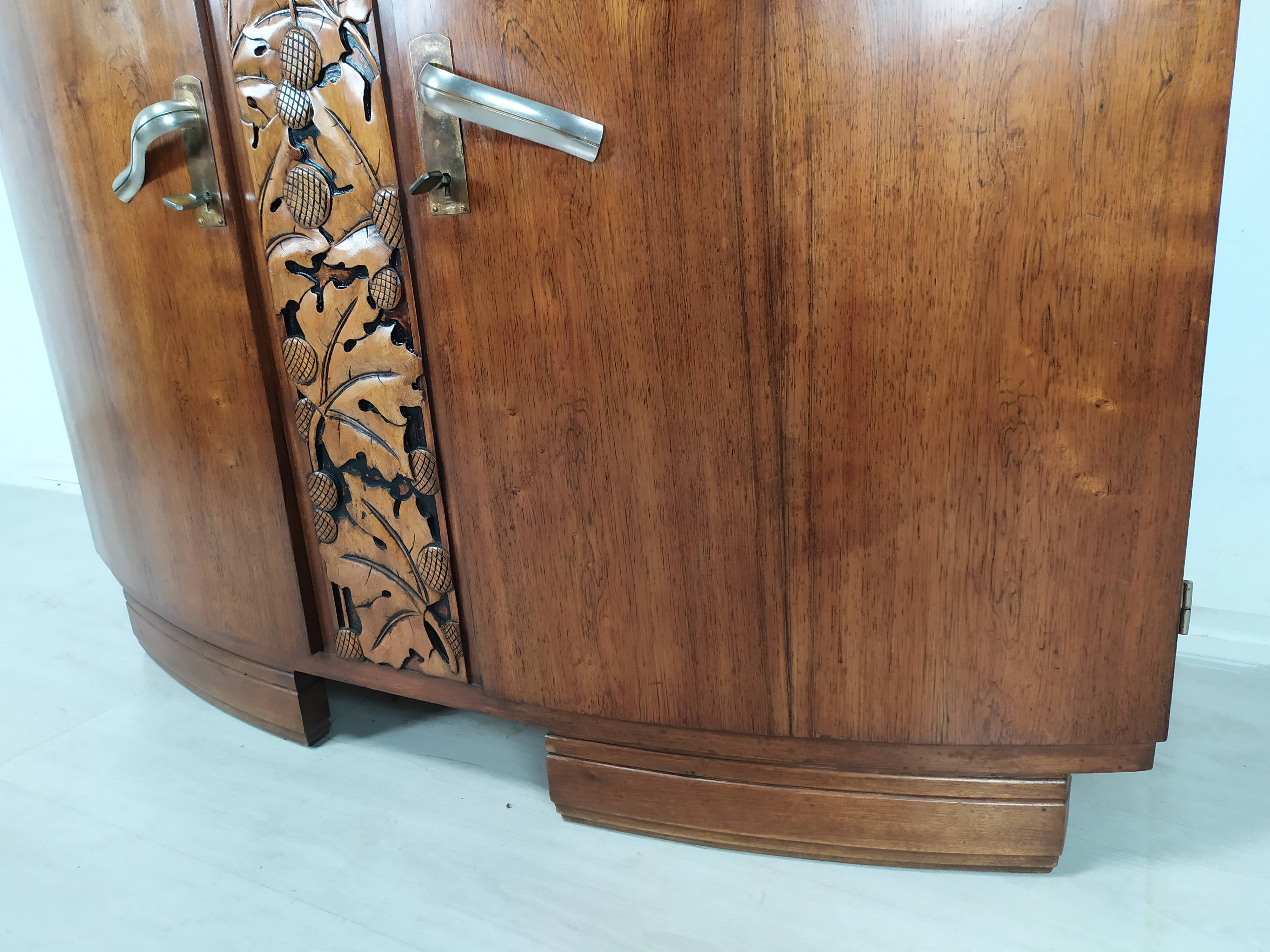 Art deco rosewood sideboard