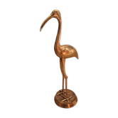 Ibis in brass 69cm vintage