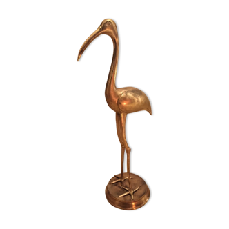 Ibis in brass 69cm vintage