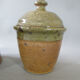Pierre Digan 2 ceramic cutlery pots la Borne