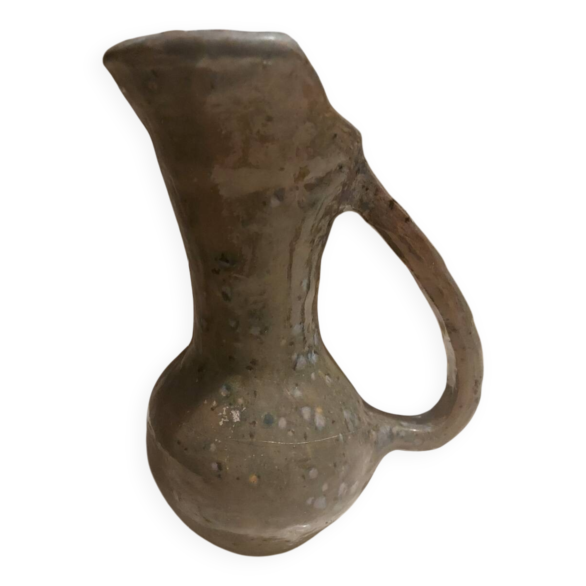 Jug, ancient glazed stoneware pitcher.