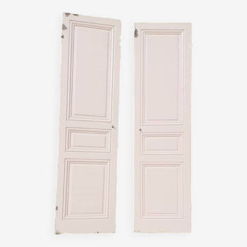 Pair of old cupboard doors h200x60cm each