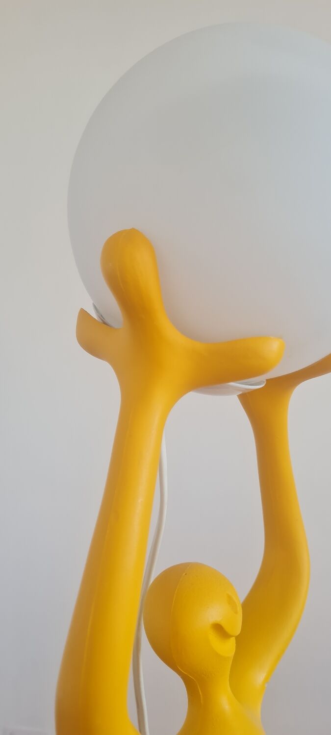 Smile lamp by ruggui italy 1990