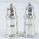 Christofle salt and pepper salt and pepper in silver metal