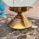 Art Deco lamp in blue Clichy glass