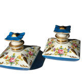 Pair of perfume vial in sèvres porcelain
