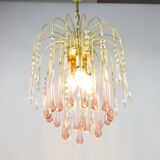 Chandelier designed by P. Venini, Italy, 1970s