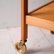 1960s Scandinavian pine wood trolley