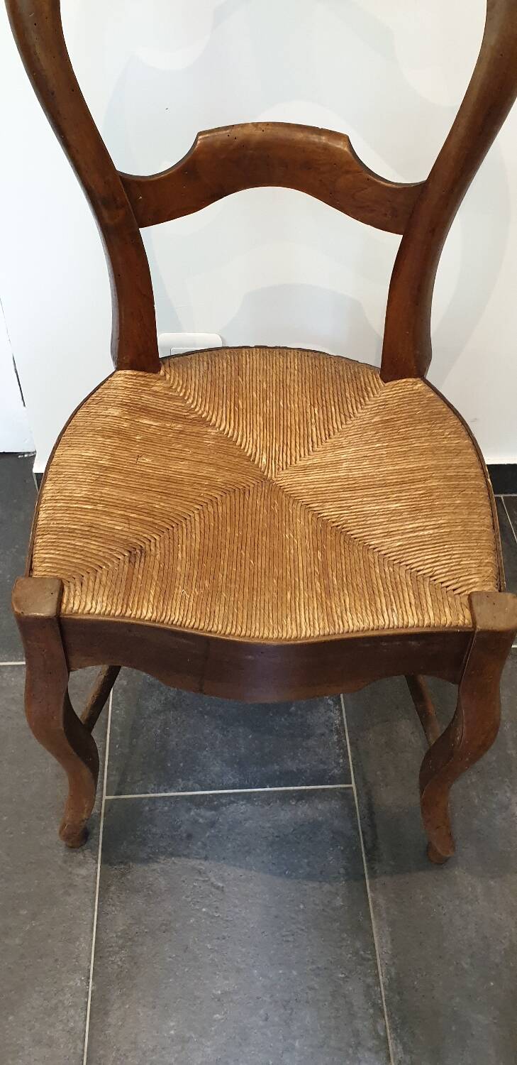 Louis Philippe chair in cherry wood circa 1900
