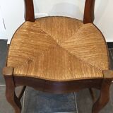 Louis Philippe chair in cherry wood circa 1900
